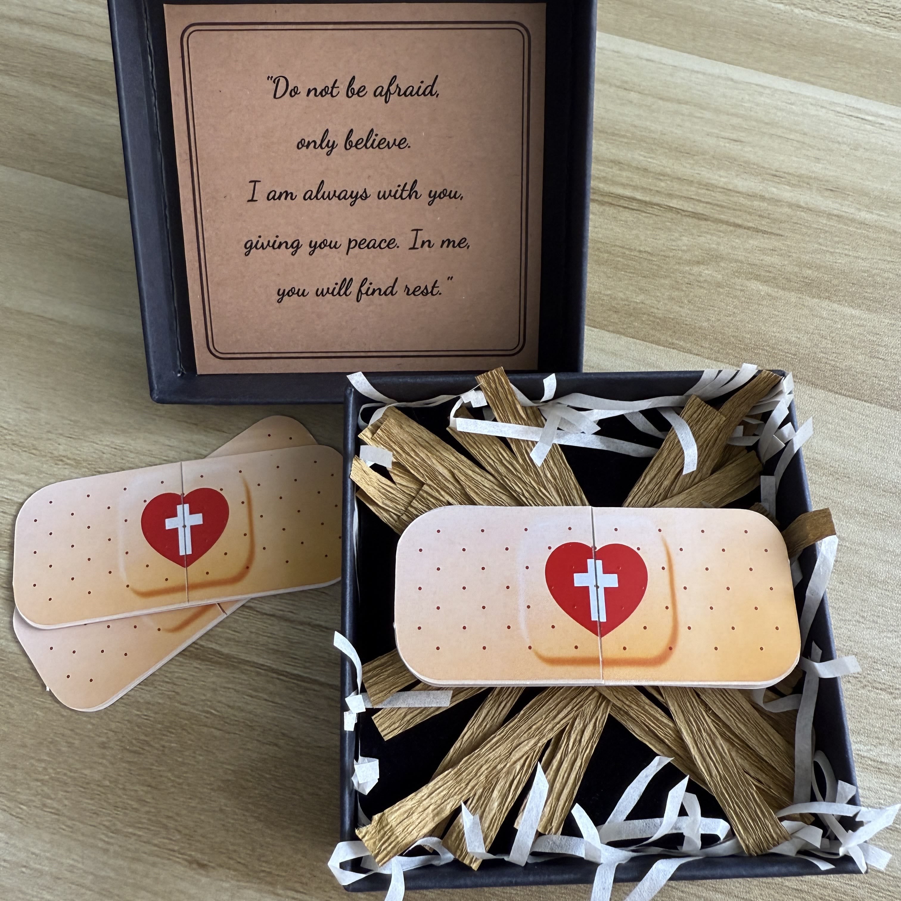 christiandiscipleshop Jesus Cure You Band-Aid with Bible Verse Healing Gift