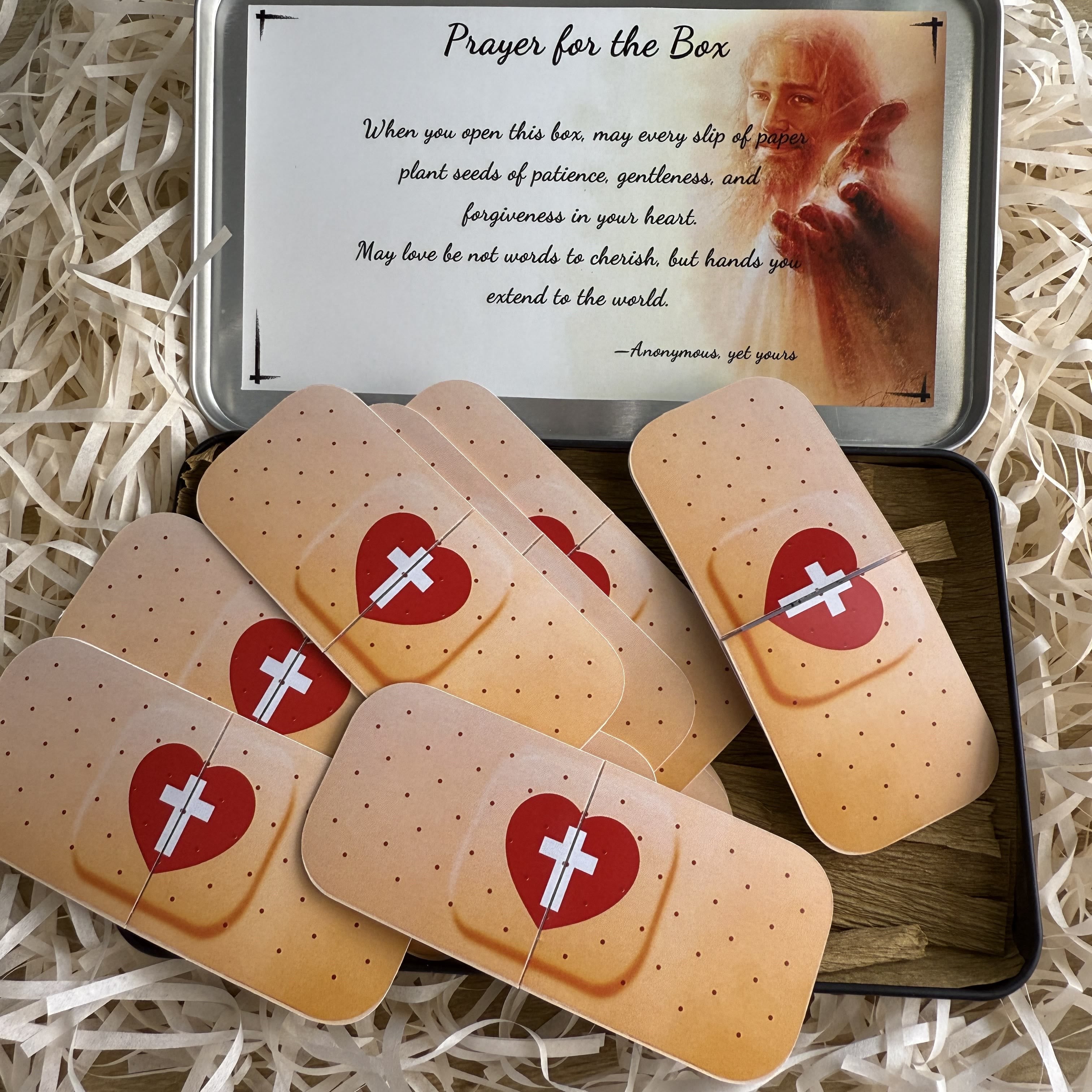 christiandiscipleshop Jesus Cure You Band-Aid with Bible Verse Healing Gift