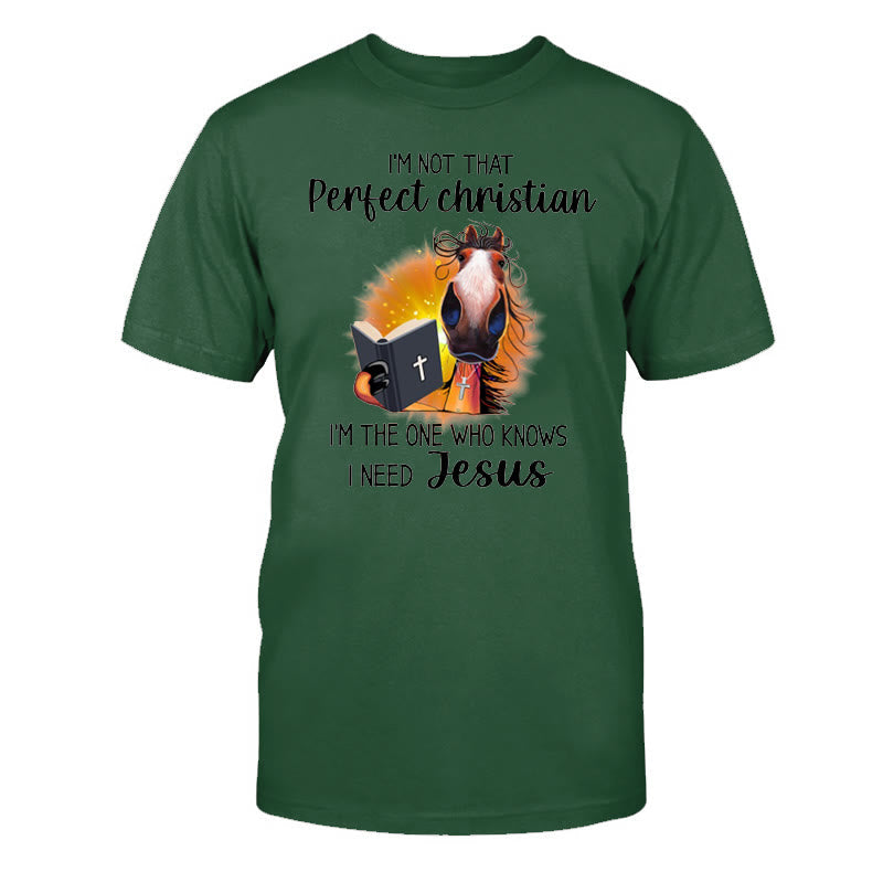 christiandiscipleshop I'm Not That Perfect Christian, I Need Jesus Classic T-Shirt