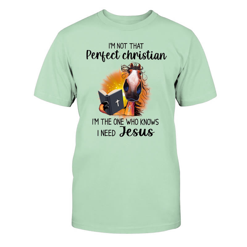 christiandiscipleshop I'm Not That Perfect Christian, I Need Jesus Classic T-Shirt