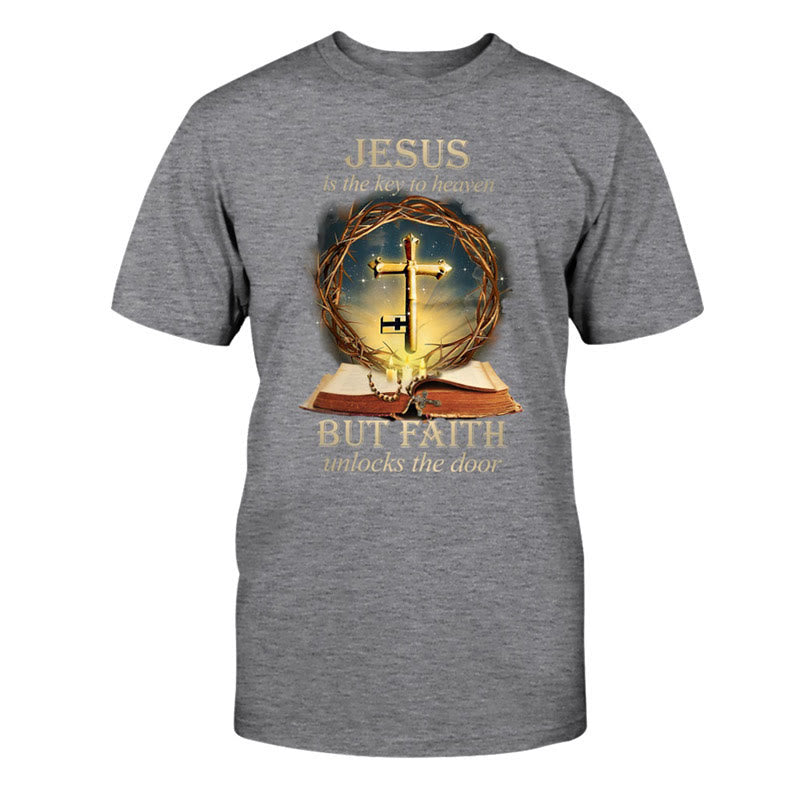 christiandiscipleshop Key to Heaven Unisex Cotton T-Shirt