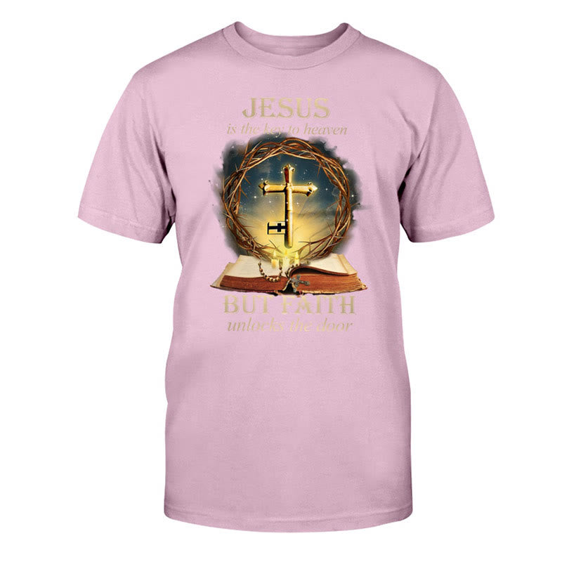 christiandiscipleshop Key to Heaven Unisex Cotton T-Shirt