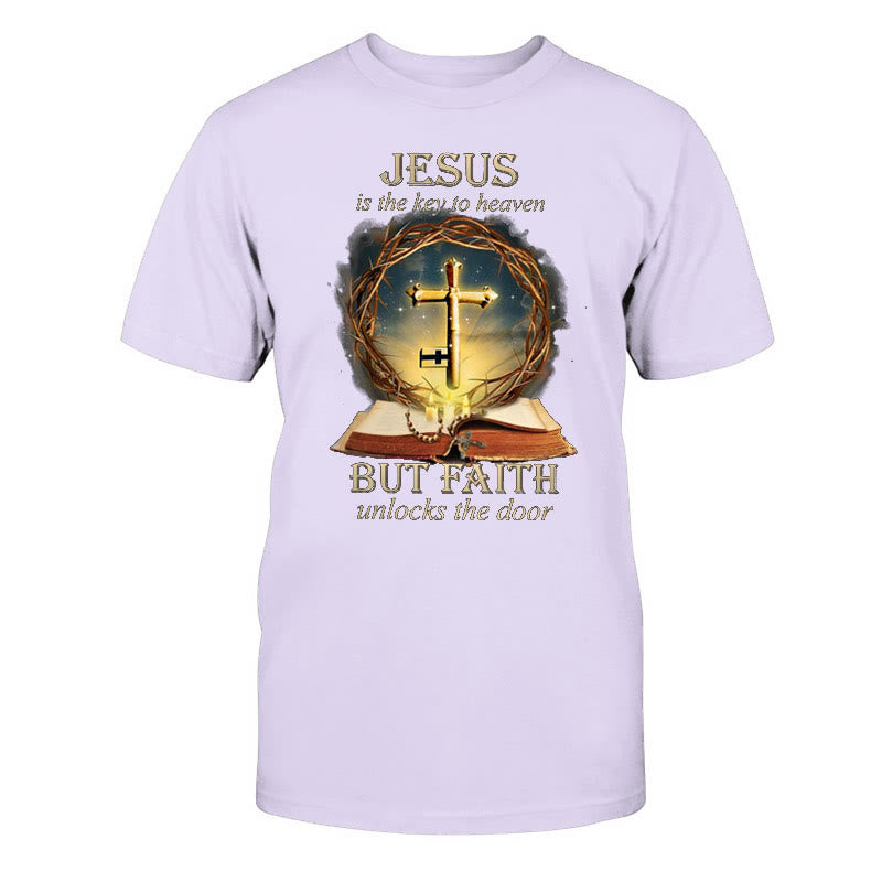 christiandiscipleshop Key to Heaven Unisex Cotton T-Shirt