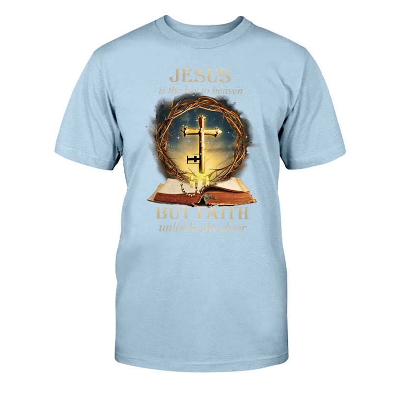 christiandiscipleshop Key to Heaven Unisex Cotton T-Shirt