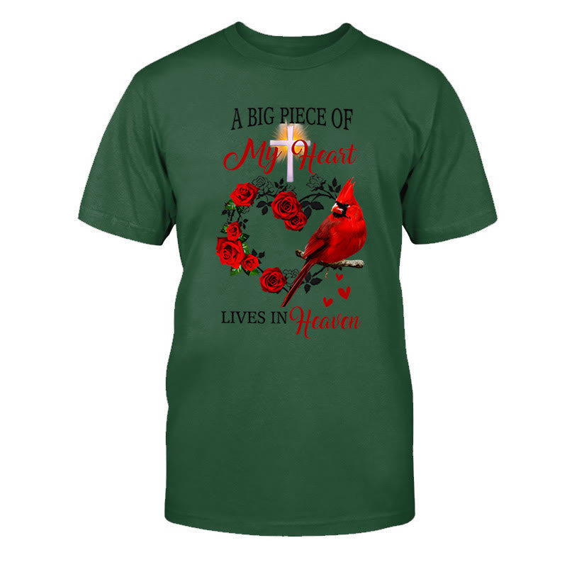 christiandiscipleshop Jesus A Big Piece Of My Heart Lives In Heaven Classic T-Shirt