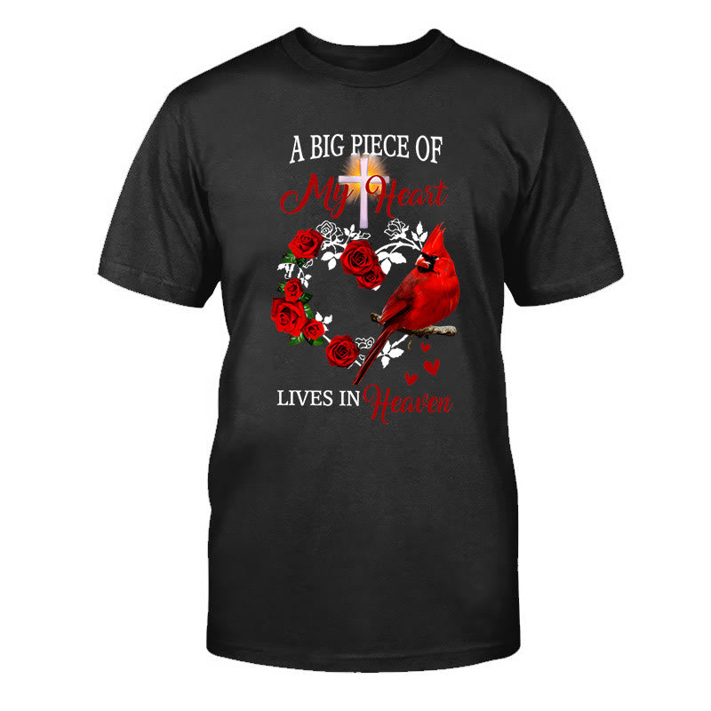 christiandiscipleshop Jesus A Big Piece Of My Heart Lives In Heaven Classic T-Shirt