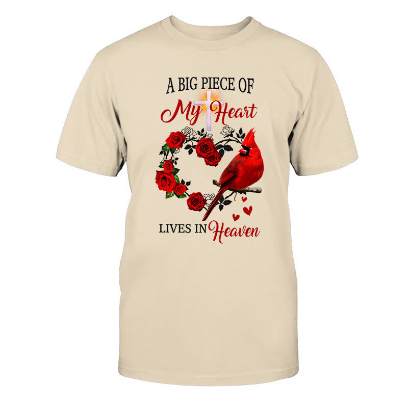 christiandiscipleshop Jesus A Big Piece Of My Heart Lives In Heaven Classic T-Shirt
