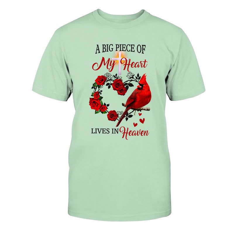 christiandiscipleshop Jesus A Big Piece Of My Heart Lives In Heaven Classic T-Shirt