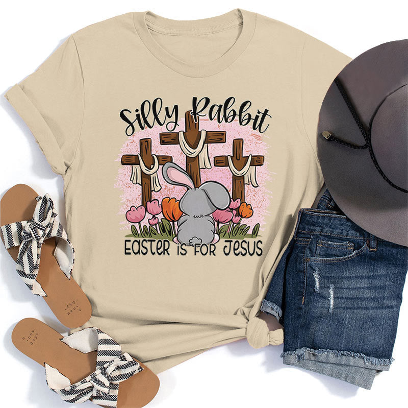 Christiandiscipleshop Silly Rabbit Easter is for Jesus T-shirt