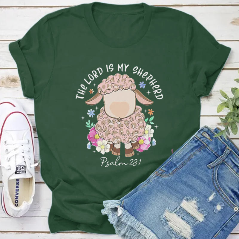 christiandiscipleshop The Lord Is My Shepherd Christian T-Shirt