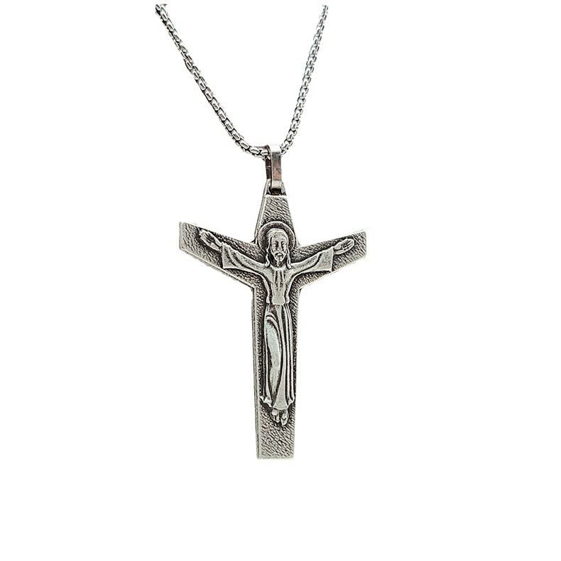 Christiandiscipleshop Faith and Courage Cross Crucifix Necklace: A Symbol of Resilience