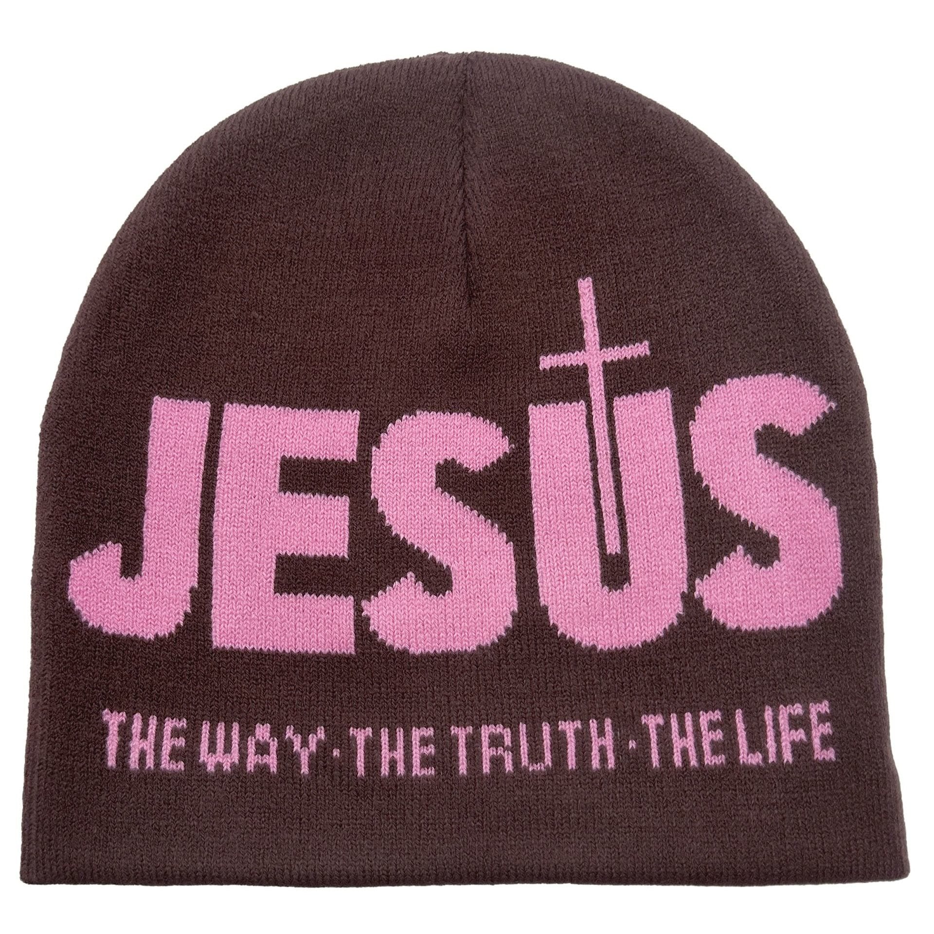 christiandiscipleshop JESUS Jacquard Autumn/Winter Outdoor Cycling Knit Hat