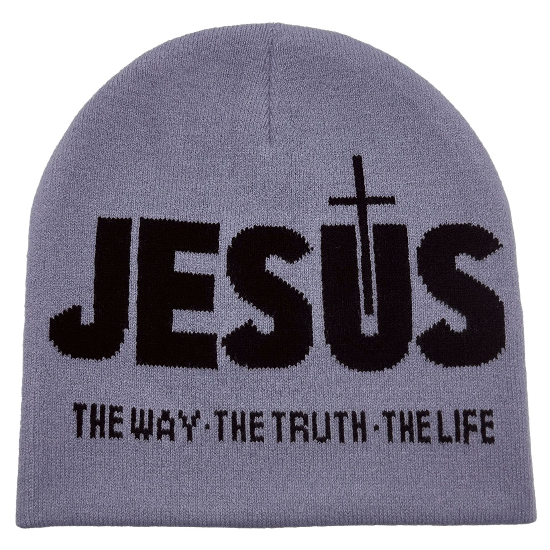 christiandiscipleshop JESUS Jacquard Autumn/Winter Outdoor Cycling Knit Hat