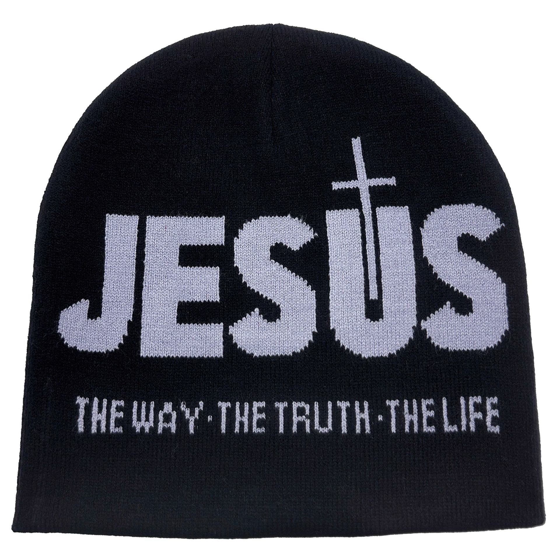 christiandiscipleshop JESUS Jacquard Autumn/Winter Outdoor Cycling Knit Hat