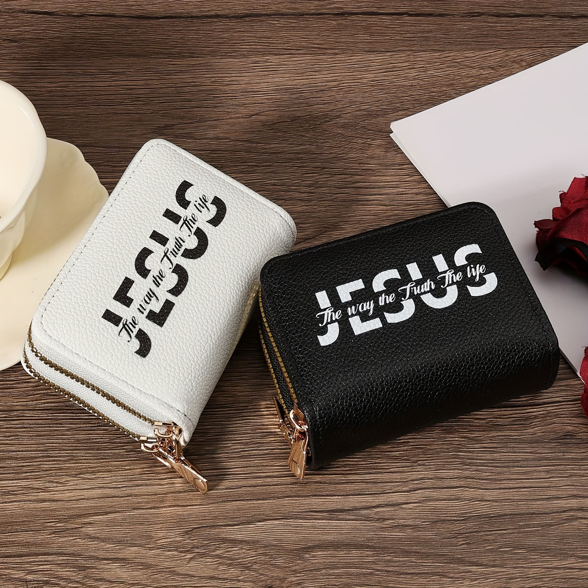 christiandiscipleshop Jesus Leather Wallet Collection: Elegant Faith
