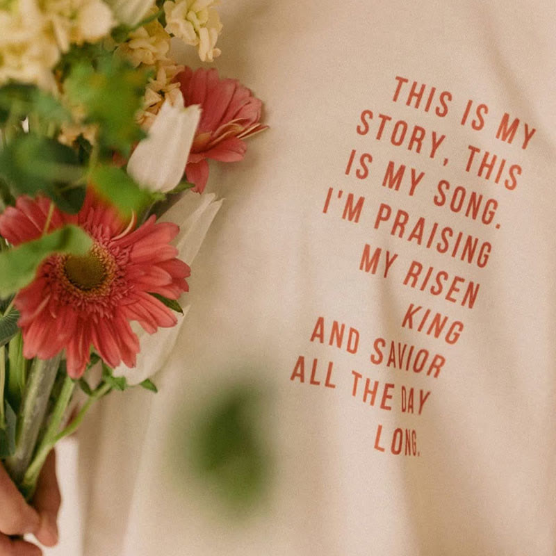 Christianartworkshop "This is My Story, This is My Song" Graphic T-Shirt