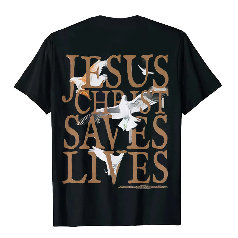 christiandiscipleshop Jesus Face and Crown of Thorns Graphic T-Shirt