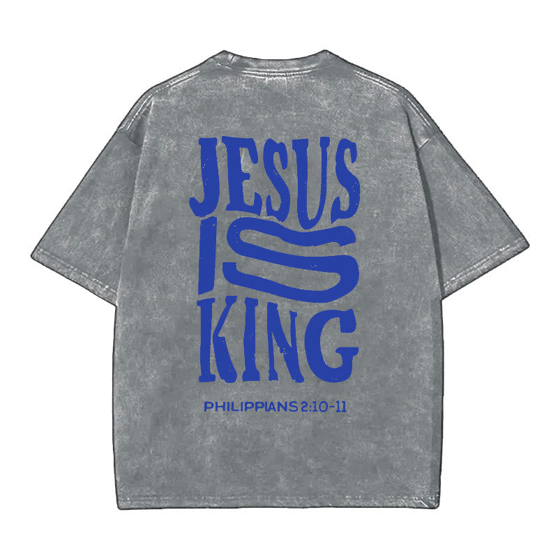 christiandiscipleshop Jesus Is King Graphic T-Shirt