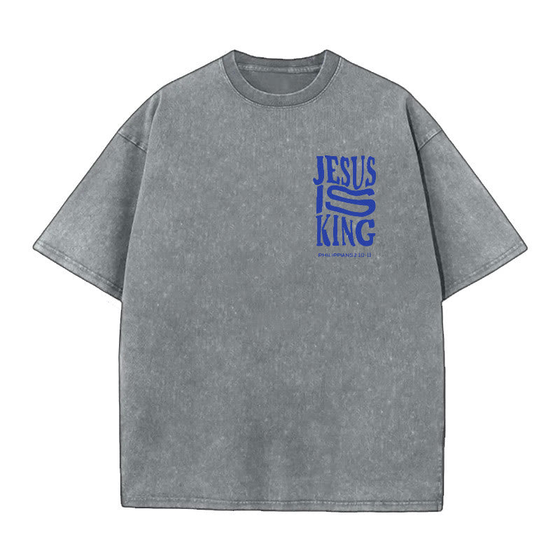 christiandiscipleshop Jesus Is King Graphic T-Shirt