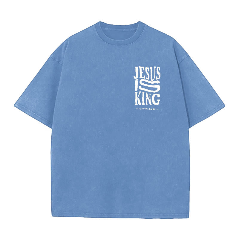 christiandiscipleshop Jesus Is King Graphic T-Shirt