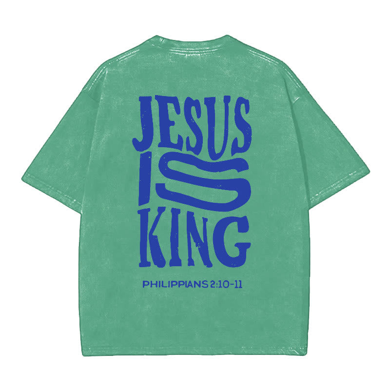 christiandiscipleshop Jesus Is King Graphic T-Shirt