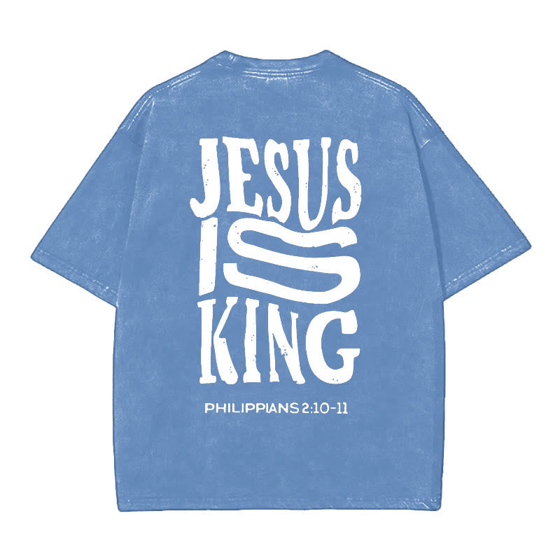christiandiscipleshop Jesus Is King Graphic T-Shirt