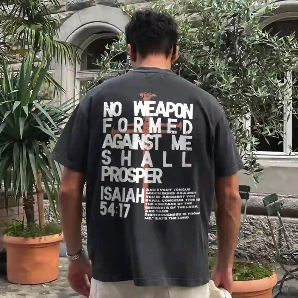 Christiandiscipleshop No Weapon Formed Against Me T-Shirt