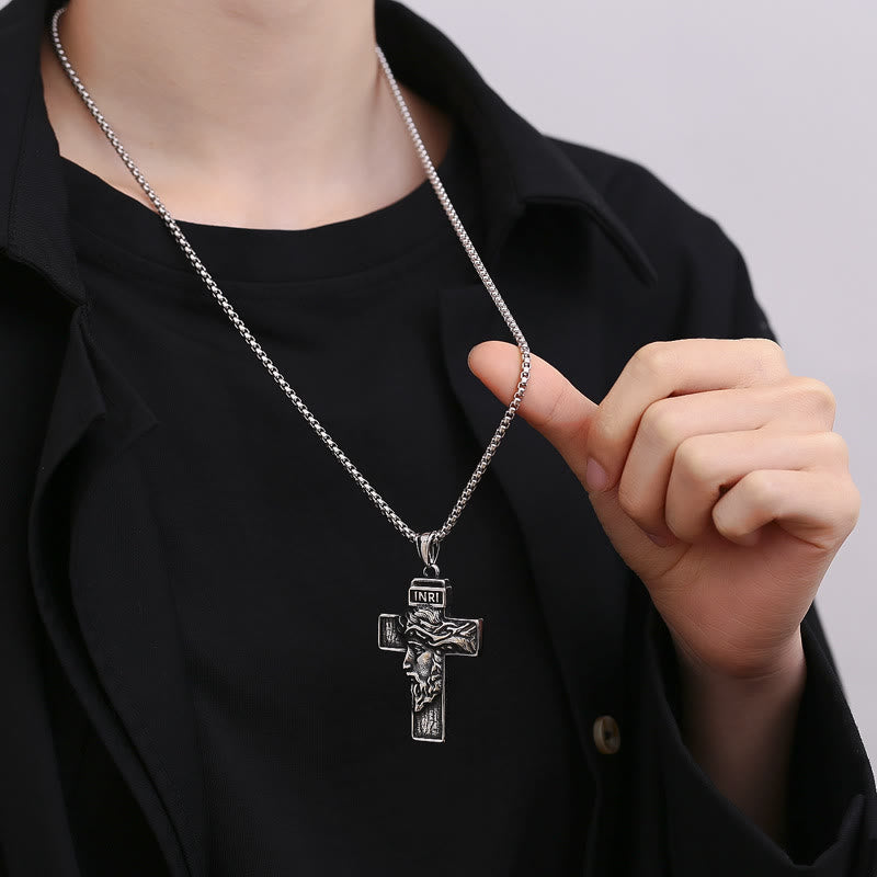 christiandiscipleshop Jesus Crown of Thorns Icon Protection Necklace - Embodying the Sacrifice of Christ
