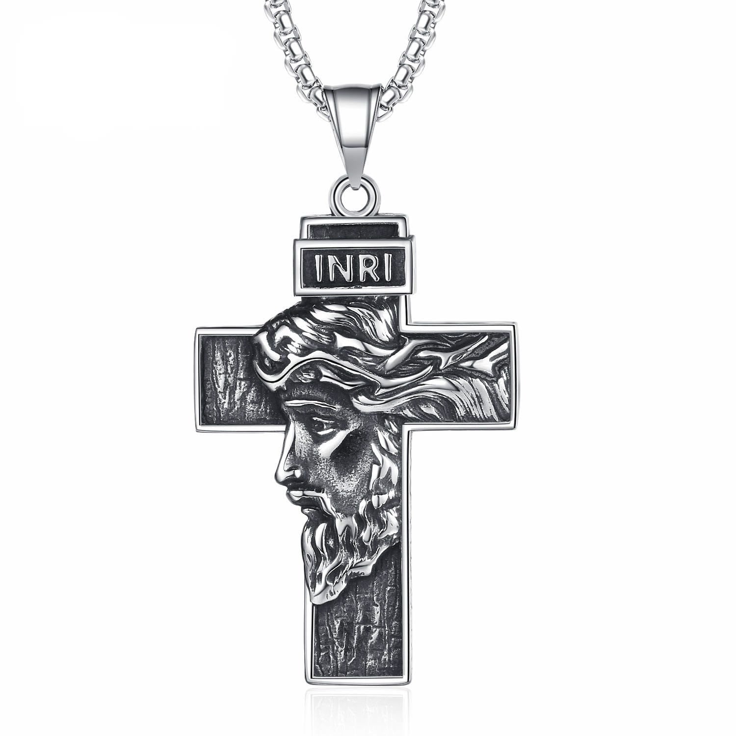 christiandiscipleshop Jesus Crown of Thorns Icon Protection Necklace - Embodying the Sacrifice of Christ