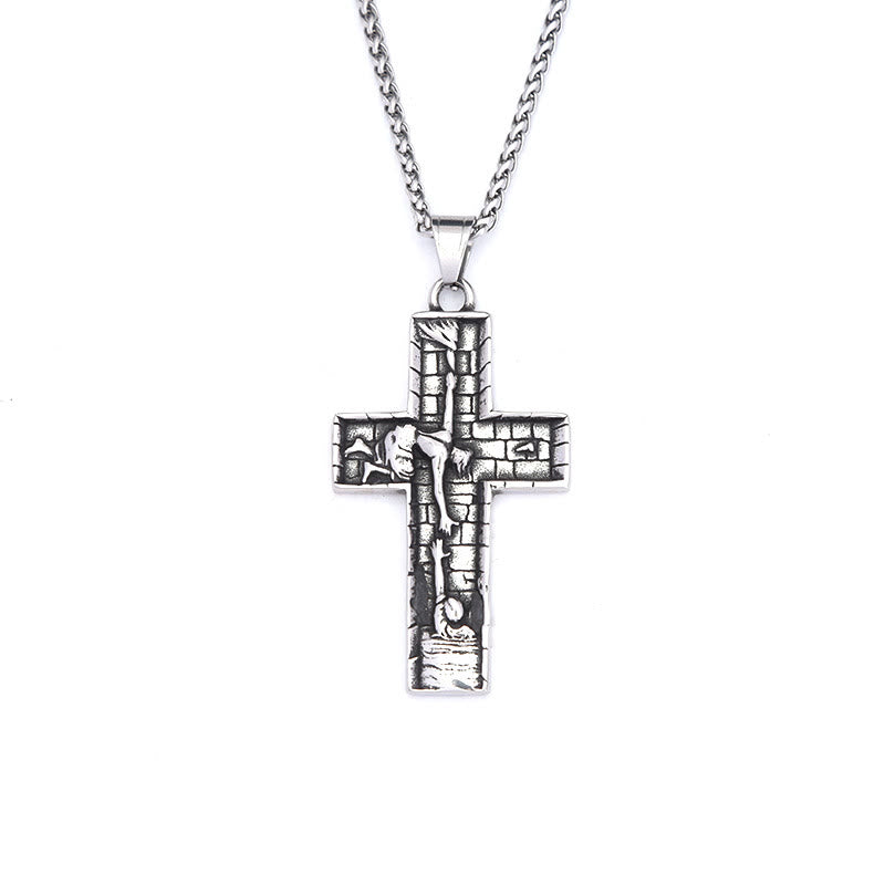 christiandiscipleshop Hands of Redemption Cross Necklace: A Testament of Divine Rescue