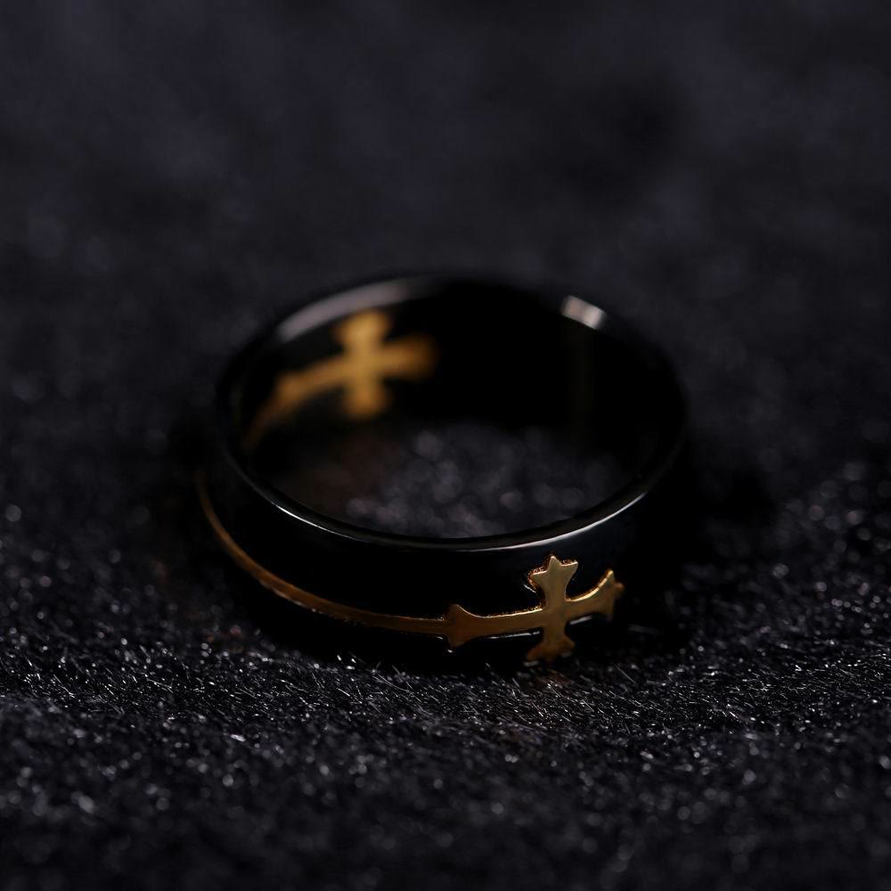 christiandiscipleshop JESUS & Cross Ring - A Fusion of Fashion and Faith