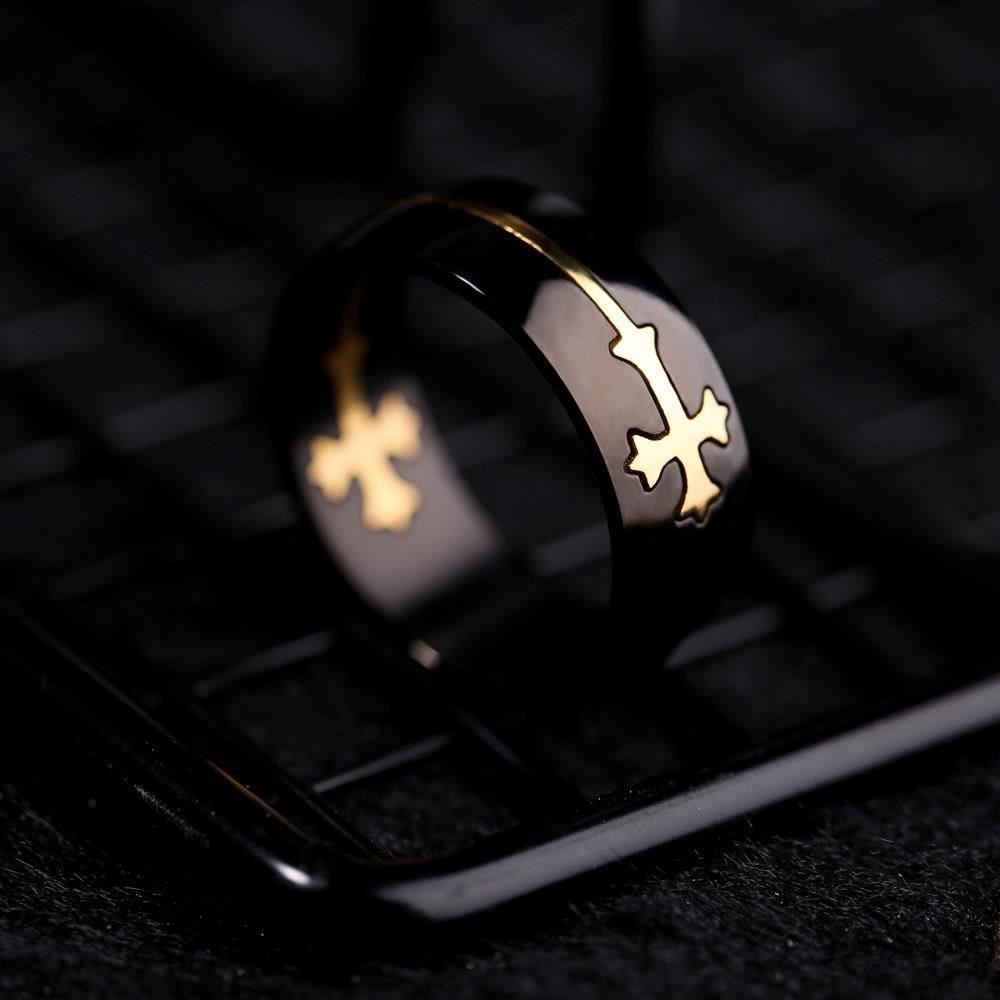 christiandiscipleshop JESUS & Cross Ring - A Fusion of Fashion and Faith