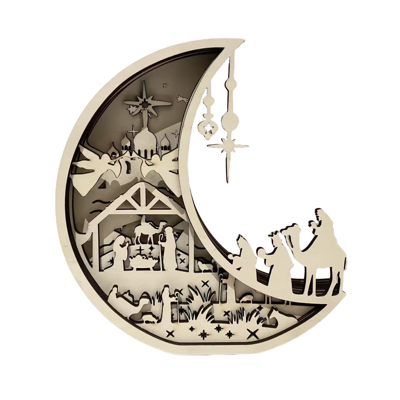 Christiandiscipleshop Easter Nativity Wooden Desktop Ornament - A Symbol of Hope and Renewal