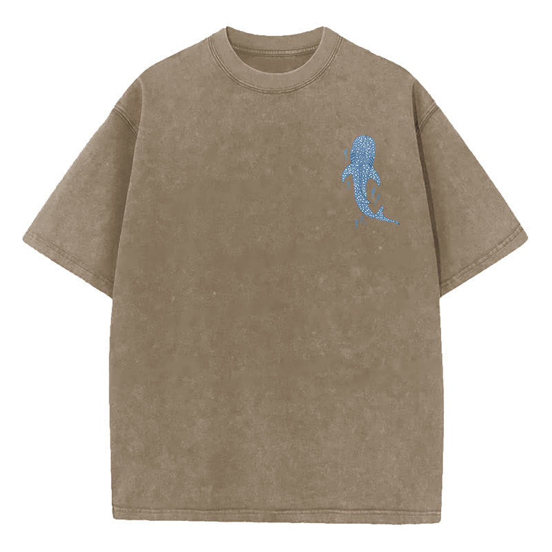 christiandiscipleshop I Will Be With You Double Sided Washed Christian T-shirt