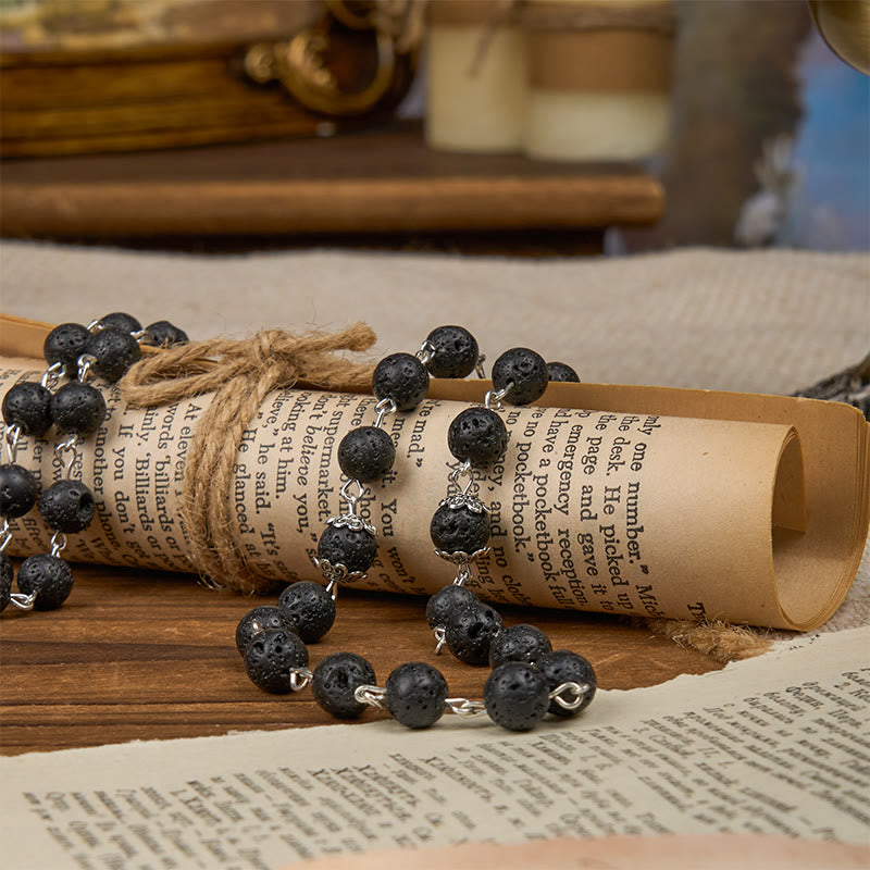christiandiscipleshop Volcanic Pulse Rosary: A Devotional Thread Woven with Christ's Love