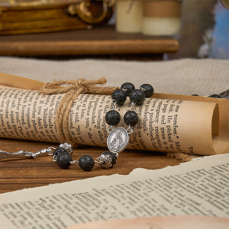 christiandiscipleshop Volcanic Pulse Rosary: A Devotional Thread Woven with Christ's Love