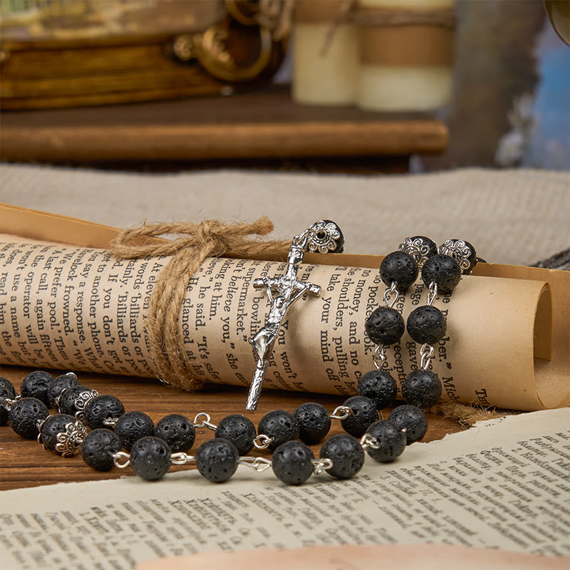 christiandiscipleshop Volcanic Pulse Rosary: A Devotional Thread Woven with Christ's Love