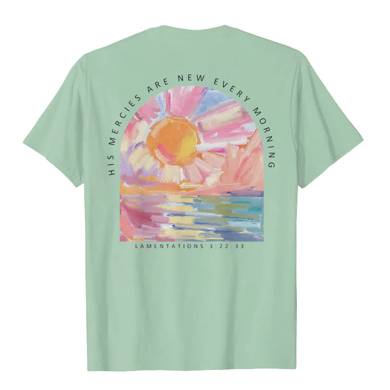 christiandiscipleshop His Mercies Are New Every Morning T-Shirt