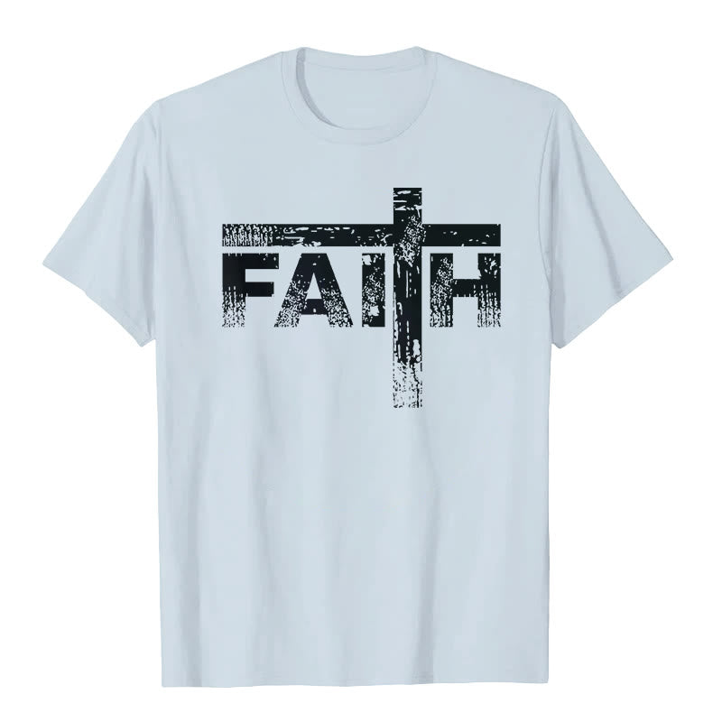 christiandiscipleshop The Faith Cross T-Shirt
