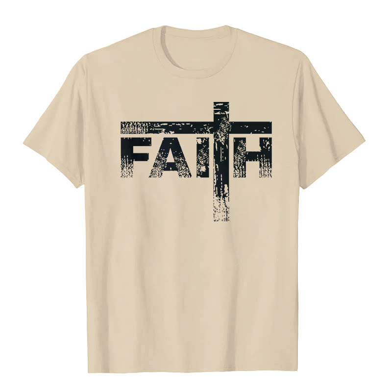 christiandiscipleshop The Faith Cross T-Shirt