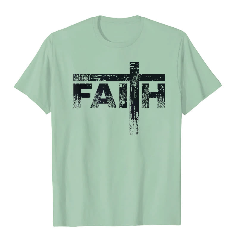 christiandiscipleshop The Faith Cross T-Shirt