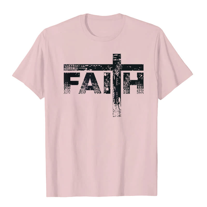 christiandiscipleshop The Faith Cross T-Shirt