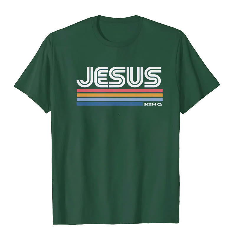 Christiandiscipleshop Retro Jesus King T-Shirt