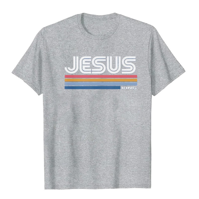 Christiandiscipleshop Retro Jesus King T-Shirt