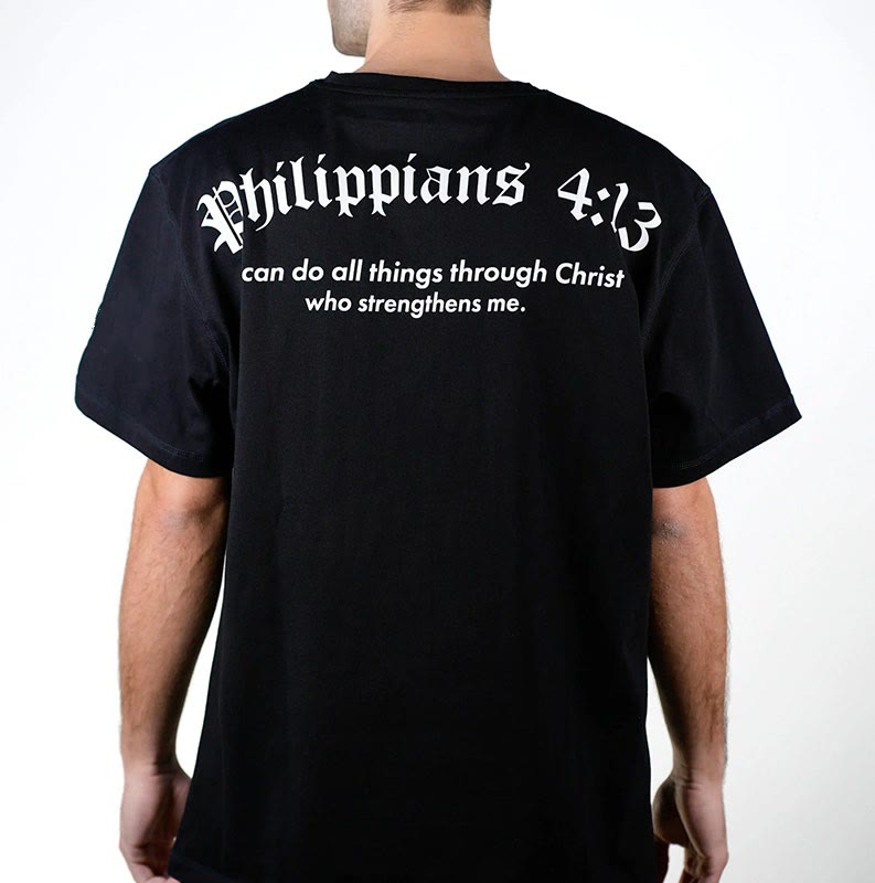 Christiandiscipleshop Philippians 4:13 "I Can Do All Things" Strength T-Shirt