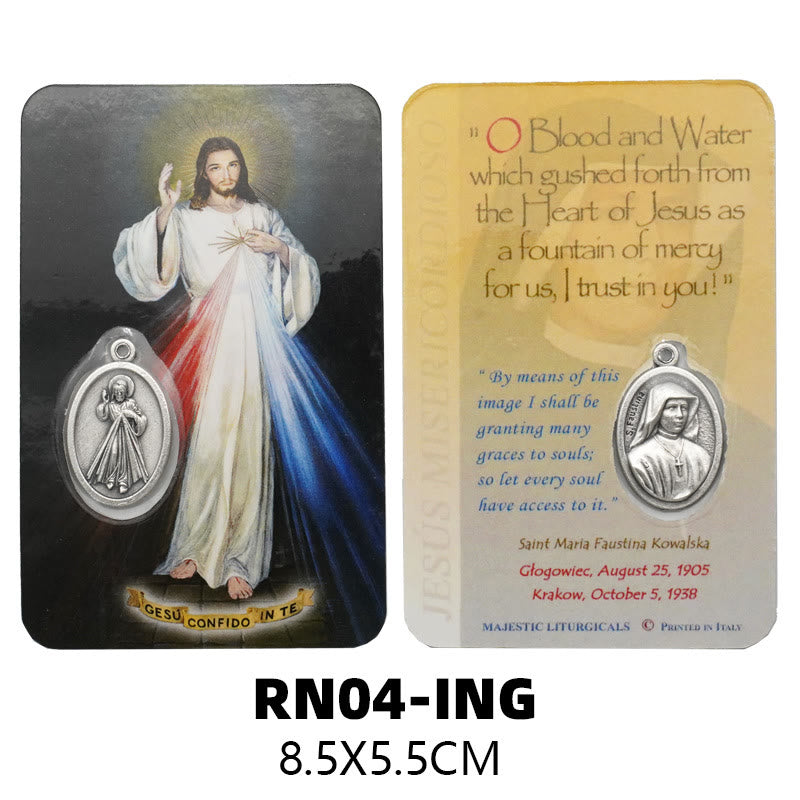 Christiandiscipleshop Our Lady & Jesus & Angels Paper Card: A Symbol of Holy Spirit and Power