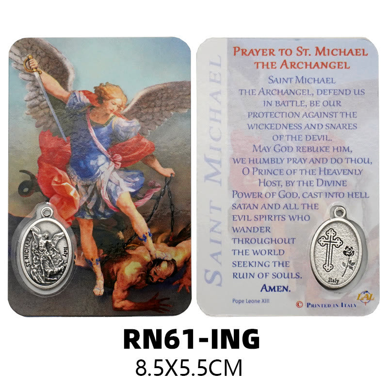 Christiandiscipleshop Our Lady & Jesus & Angels Paper Card: A Symbol of Holy Spirit and Power