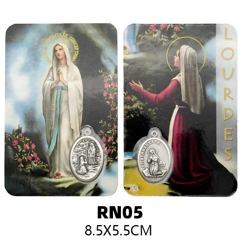 Christiandiscipleshop Our Lady & Jesus & Angels Paper Card: A Symbol of Holy Spirit and Power