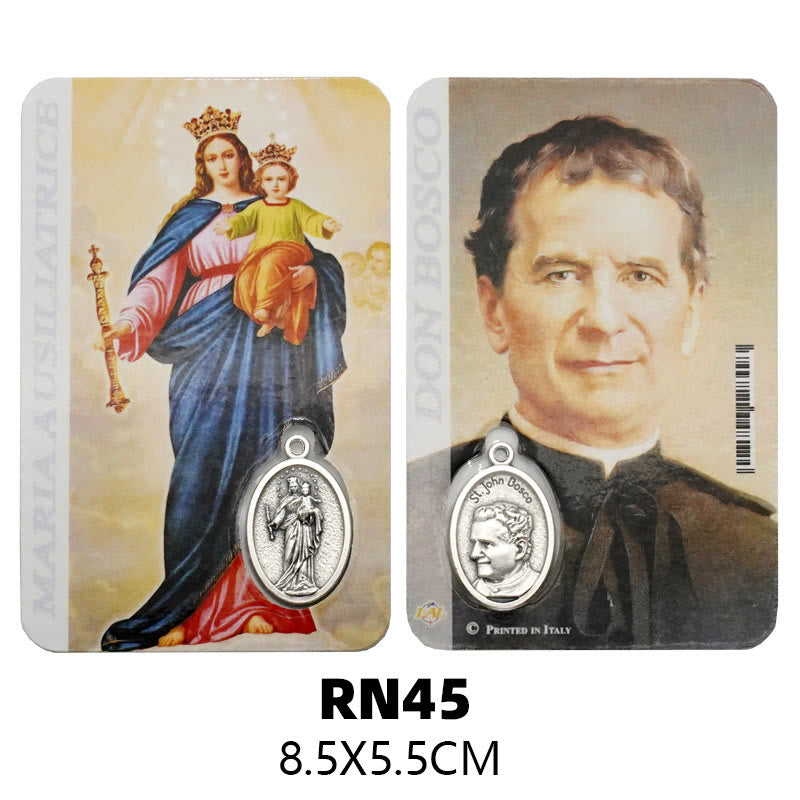 Christiandiscipleshop Our Lady & Jesus & Angels Paper Card: A Symbol of Holy Spirit and Power