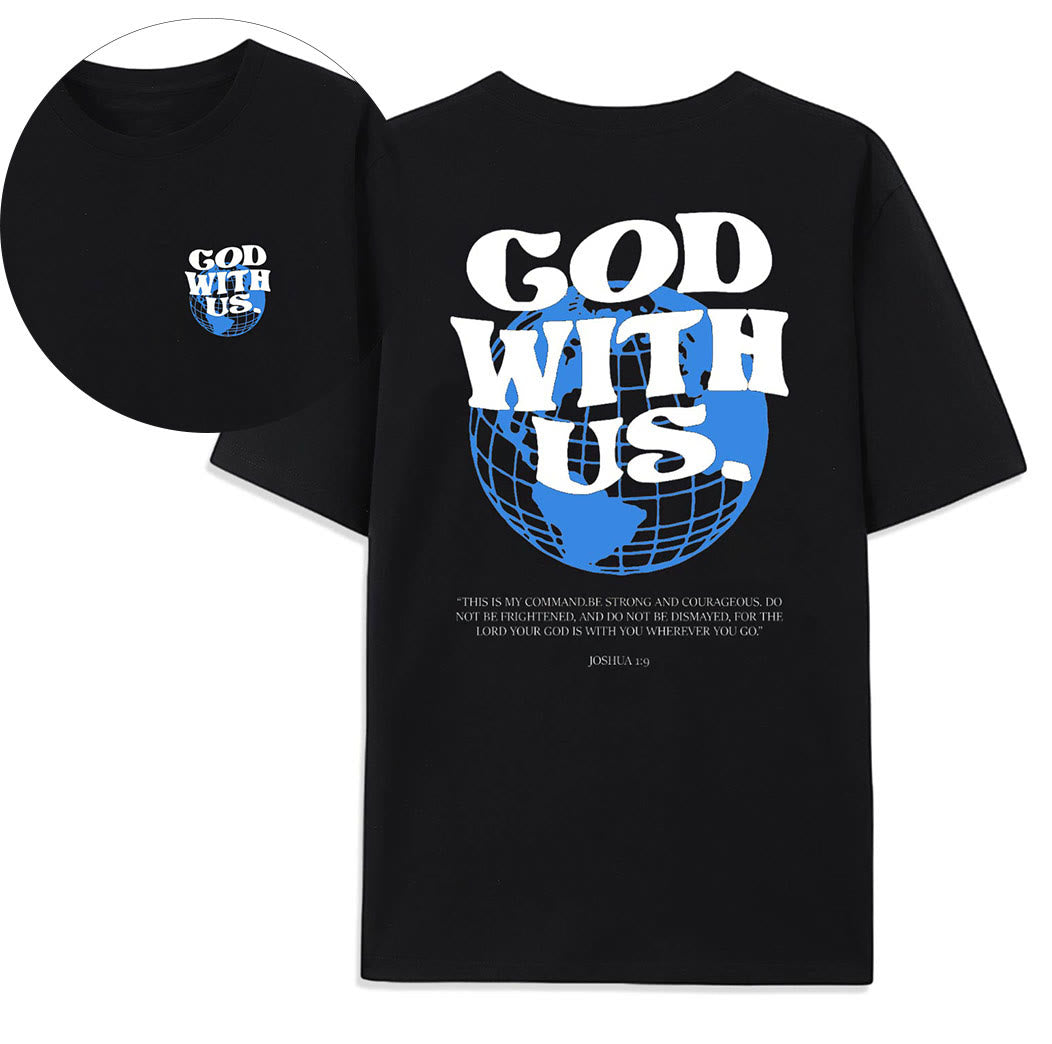 Christiandiscipleshop God With Us Cotton T-Shirt